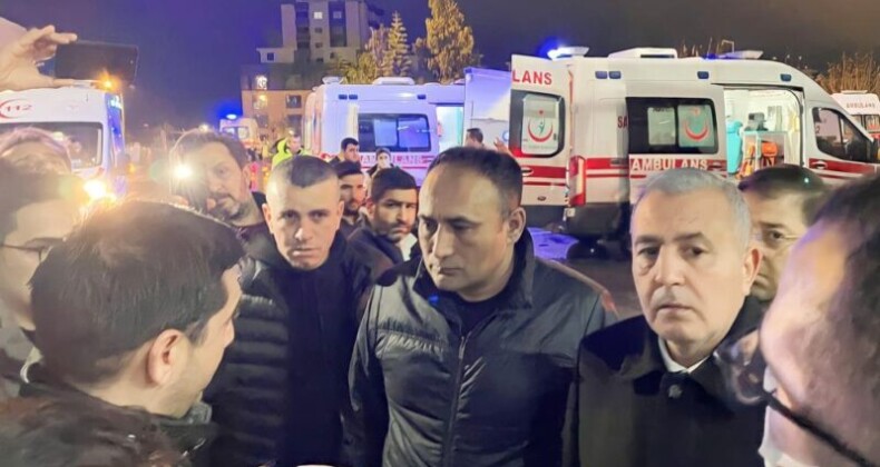 Başkan Yılmaz, hastanede yaralı yakınlarıyla görüştü