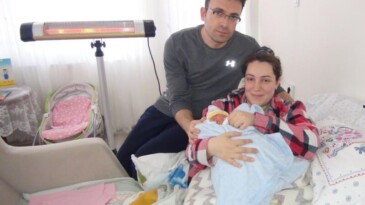 Depremzede annenin bebeği Mersin’de doğdu, adı ‘Güney Umut’ oldu