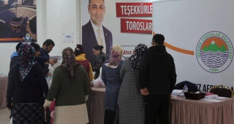 Toroslar Belediyesi tüm ekipleriyle depremzedelerin yanında