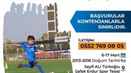 Akdeniz Belediyesi Futbol Okulu geleceğin yeteneklerini bekliyor