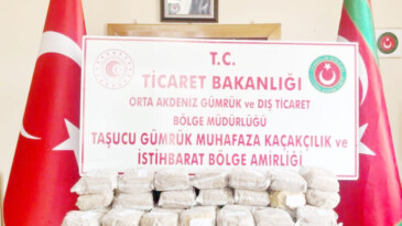Gümrük Muhafaza ekipleri Mersin’de 35 kilogram esrar ele geçirdi