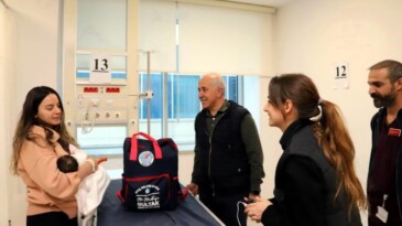 Akdeniz’de 5 bin 352 aileye ‘Hoş Geldin Bebek’ çantası ulaştı