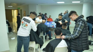 Yenişehir Belediyesinden depremzedelere kişisel bakım hizmeti