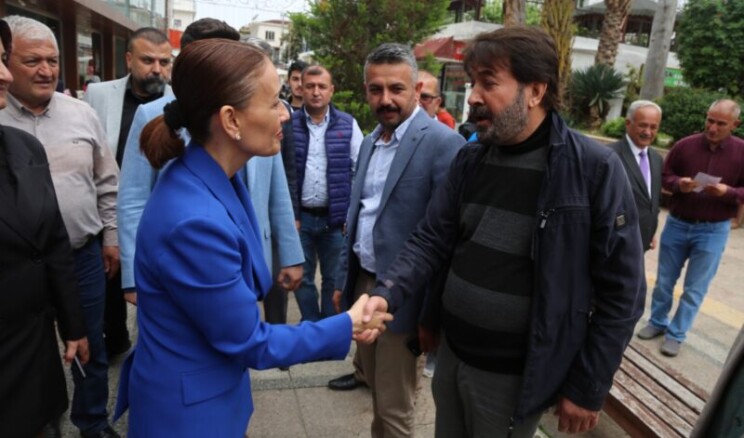 Ak Partili vekil adayı Söylemez’e Anamur’da yoğun ilgi