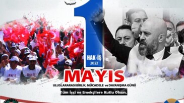Yüce’den 1 Mayıs mesajı