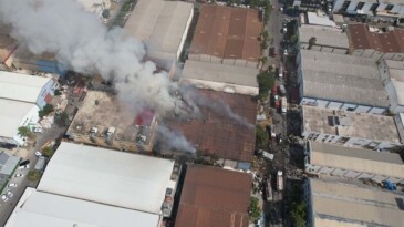  MERSİN SERBEST BÖLGESİ’NDEKİ YANGIN KONTROL ALTINA ALINDI