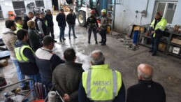MESKİ PERSONELİ, İŞ SAĞLIĞI VE GÜVENLİĞİ KONUSUNDA BİLGİLENDİRİLDİ