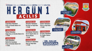 TARSUS BELEDİYESİNDEN HER GÜN BİR AÇILIŞ