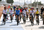 BAŞKAN SEÇER, MERSİNLİLERLE BİRLİKTE PEDAL ÇEVİRDİ