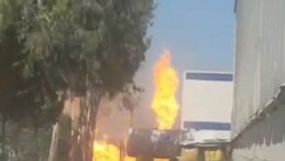 ALÇI FABRİKASINDA LPG TANKI PATLADI