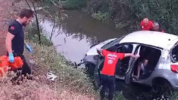 OTOMOBİL SULAMA KANALINA DÜŞTÜ: 1 ÖLÜ, 2 YARALI