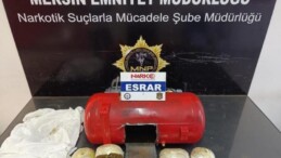 KOMPRESÖR İÇİNDE 2 KİLO ESRAR ELE GEÇİRİLDİ