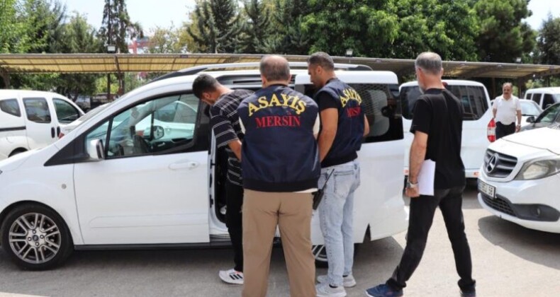 Mersin’de güvenlik kameralarınca tespit edilen hırsızlık zanlıları tutuklandı