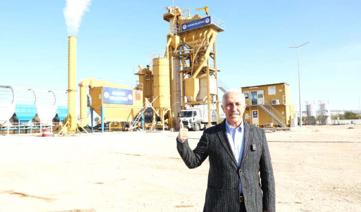 Akdeniz kendi asfaltını üretmeye başladı