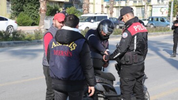 Mersin polisi huzur için çalışıyor