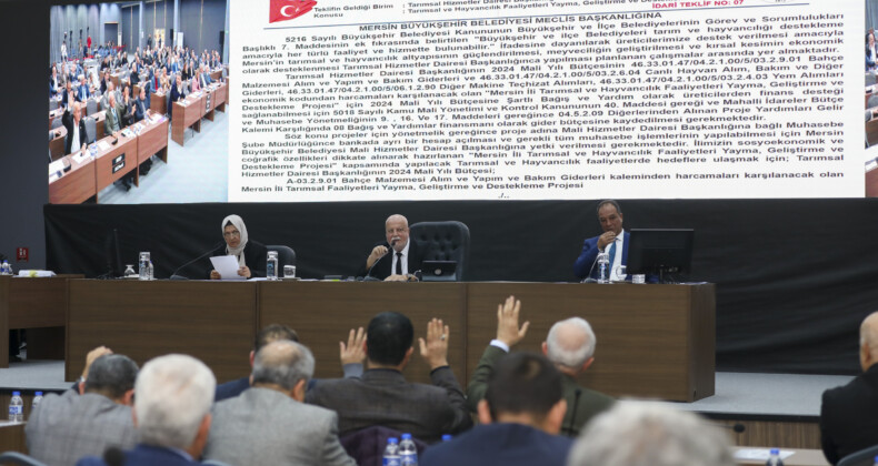 Büyükşehir’in 2024 yılı ilk meclis toplantısı yapıldı