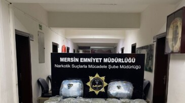 Mersin’de aranan şahıs 23 kilo esrarla yakalandı
