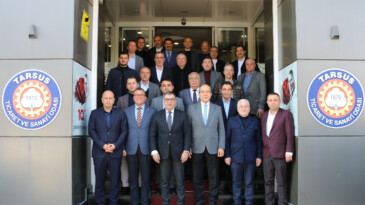 Tarsus Belediye Başkan Adayı Mahmut Tat, Tarsus TSO’yu ziyaret etti