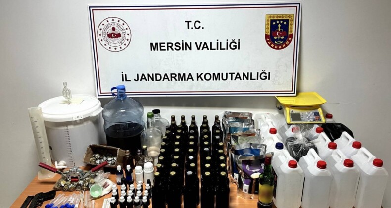 Sahte içki üretip satan şüpheli yakalandı