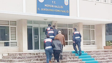 Mersin’de 3 şüpheliden 2’si tutuklandı