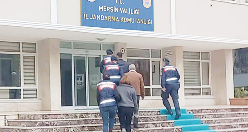 Mersin’de 3 şüpheliden 2’si tutuklandı
