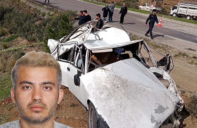 Mersin’de otomobil şarampole yuvarlandı: 2 ölü