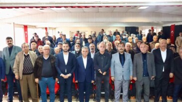 Şehit aileleri, gaziler ve emekli öğretmenler Ali Öz’e destek sözü verdi