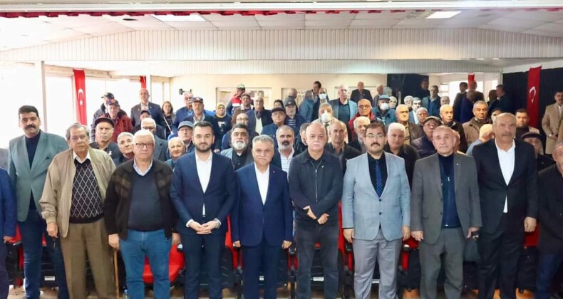 Şehit aileleri, gaziler ve emekli öğretmenler Ali Öz’e destek sözü verdi