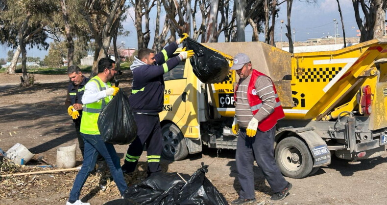 Deniz kaplumbağalarının da yuvalama alanı olan kazanlı sahili temizlendi