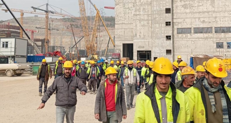 Akkuyu NGS’de çalışan işçilerden maaş tepkisi