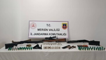 Mersin’de silah kaçakçılığı operasyonu: 1 gözaltı