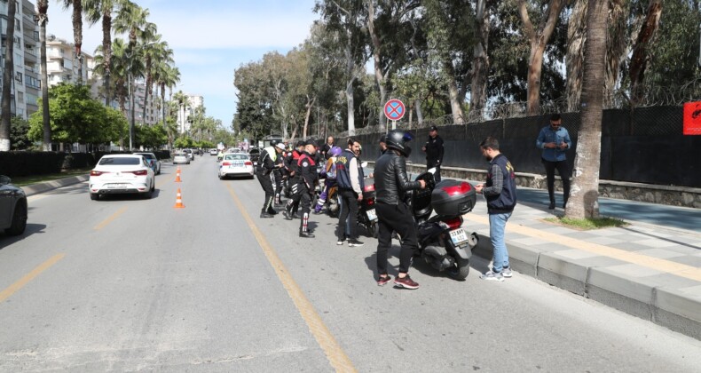 Mersin’de motosiklet hırsızlığına karşı uygulama