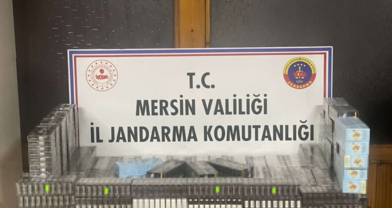 Mersin’de kaçak sigara ile mücadele: 2 gözaltı