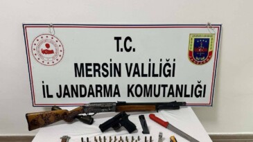 Mersin’de silah kaçakçılığı operasyonu: 4 tutuklama