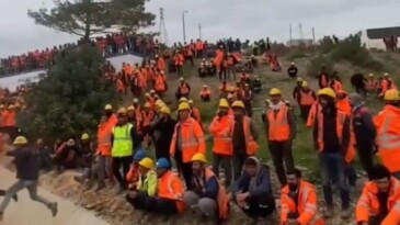 Akkuyu NGS’de maaş alamayan işçiler iş bıraktı