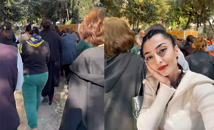Boşandığı polis eşi tarafından öldürülen kadının tabutunu kadınlar taşıdı