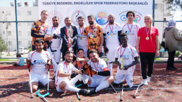 Mersin takımı Ampute Futbol Ligi’nde şampiyon olarak Süper Lig’e çıktı