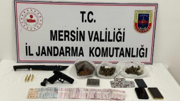 Mersin’de uyuşturucu operasyonu, 2 kişi tutuklandı