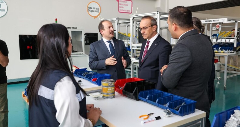 Vali Pehlivan, Model Fabrika ve Yenilik Merkezi’ni ziyaret etti