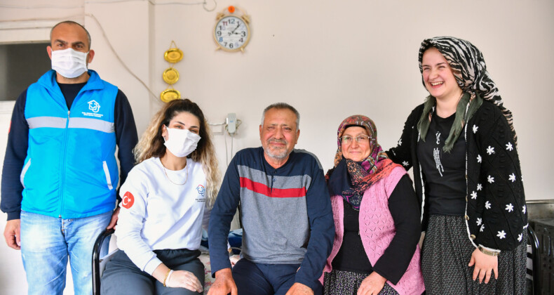 Büyükşehir Cevdet Amca’yı yalnız bırakmadı