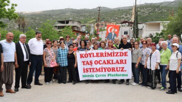 Başkan oldu, eylemi bırakmadı!