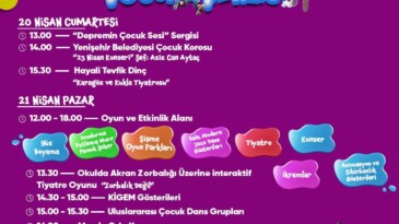 Yenişehir’den çocuklar için renkli bayram programı