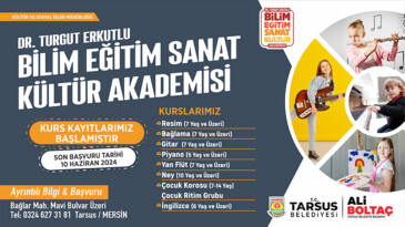 Tarsus Belediyesi kurs kayıtları başladı