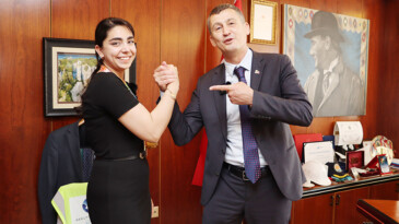 Şampiyon sporcudan Rektör Prof. Dr. Arıöz’e ziyaret