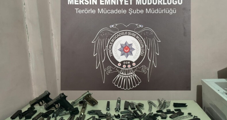 Mersin’de silah kaçakçılarına çifte operasyon