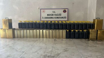 Mersin’de sahte zeytinyağı operasyonu