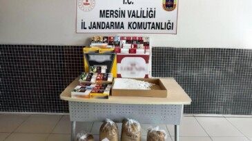 Mersin’de 28 bin adet makaron ele geçirildi