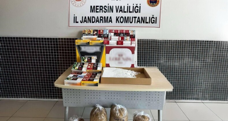 Mersin’de 28 bin adet makaron ele geçirildi
