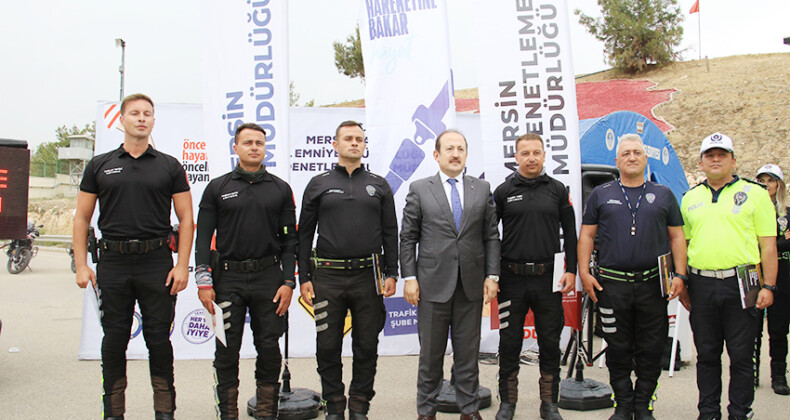 Motosikletli trafik polis timleri sertifikalarını aldı