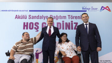 Başkan Seçer, Akülü Sandalye Dağıtım Töreni’ne katıldı